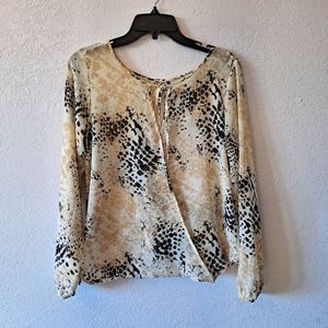 Pout Snakeskin/Reptile Print Blouse